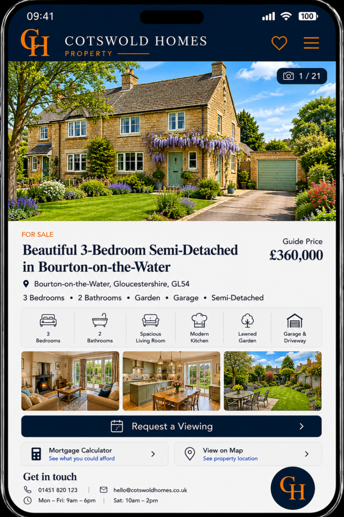 Cotswold bourton on the water property prices