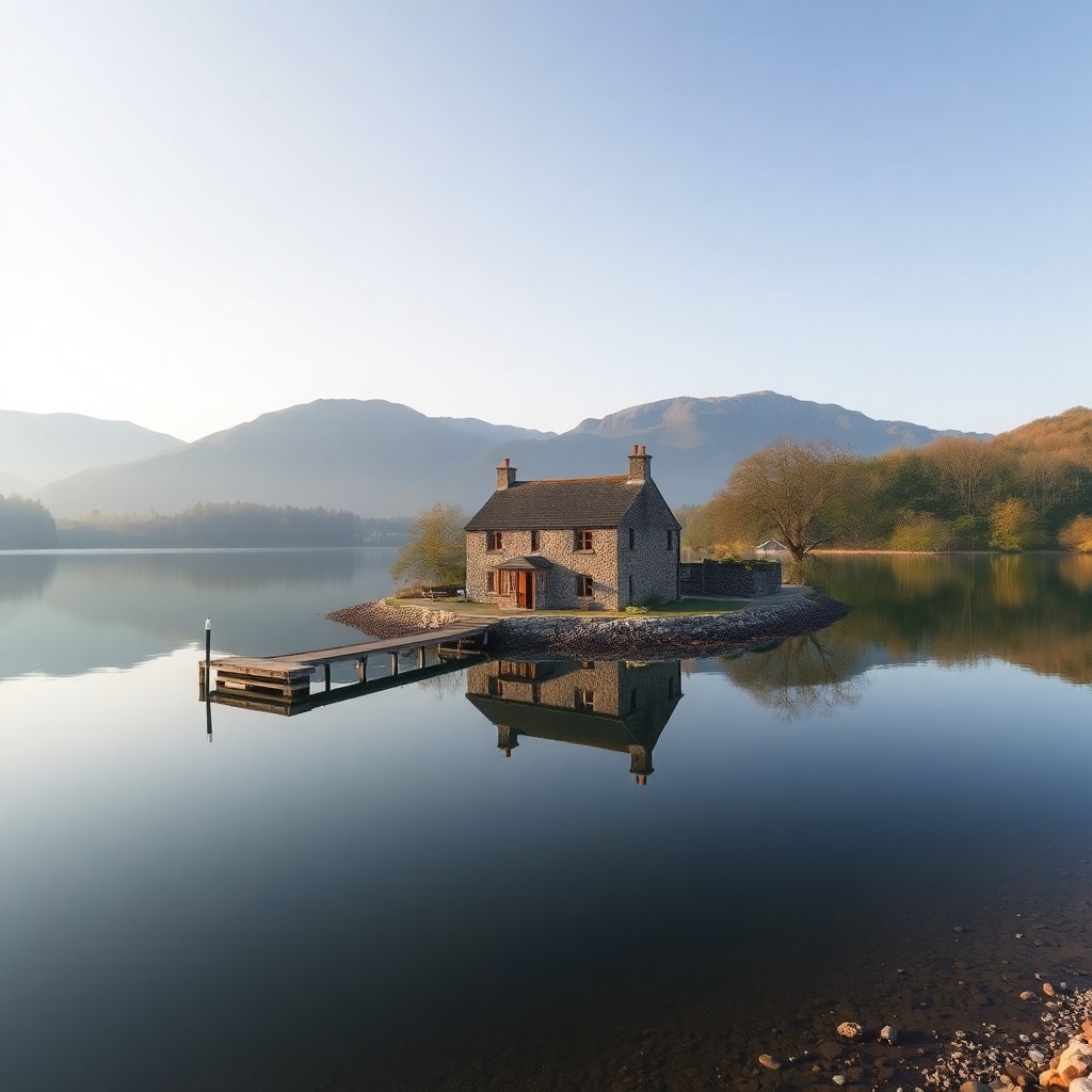 Scottish lake houses