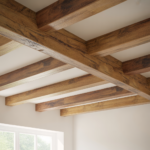 Stunning reclaimed wood beams