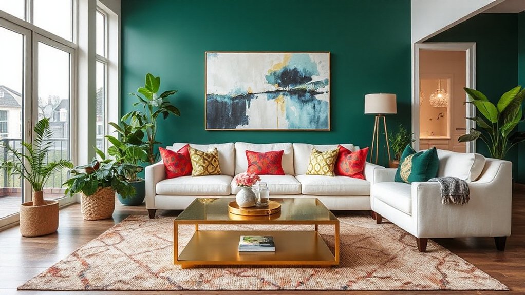 bold color strategic application