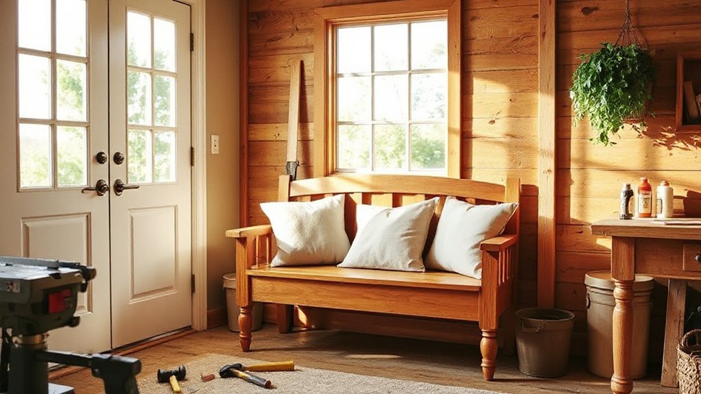 build simple entryway bench