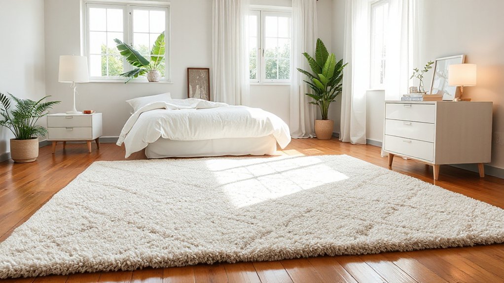 choose size and place rug