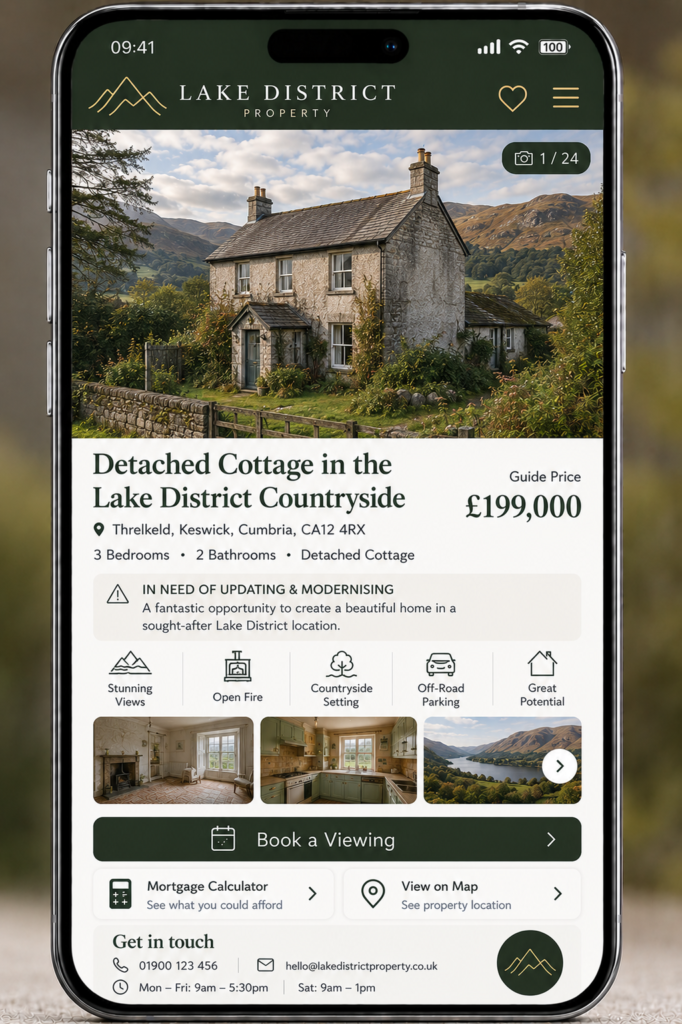 cottages for sale Lake District