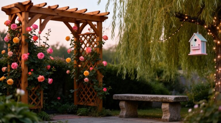 decorative and functional garden features