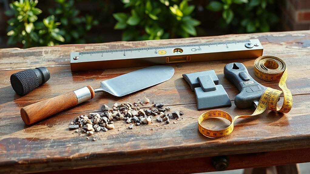 essential patio slab tools list
