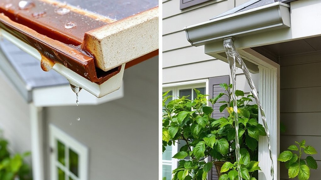 gutter damage causes water issues