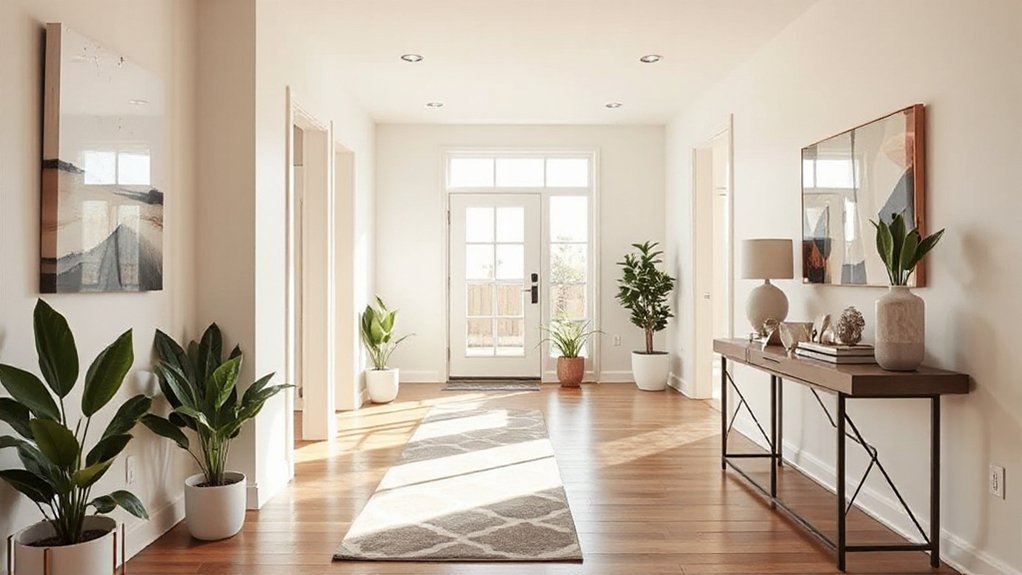 hallway upgrade and declutter