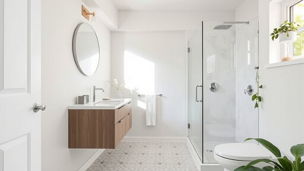 light reflective bathroom paint choices