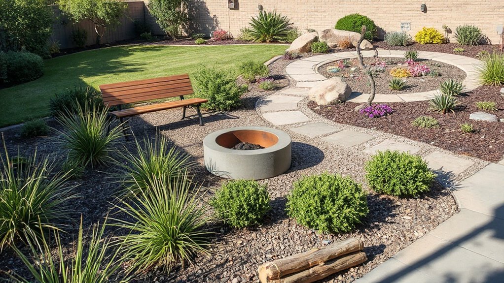 low maintenance organized efficient landscaping