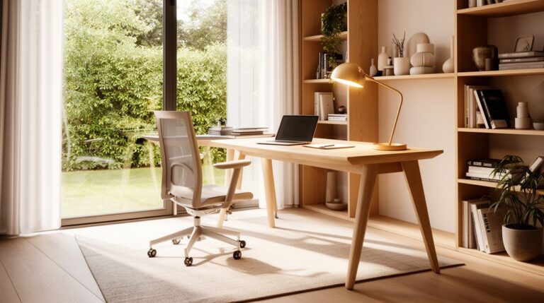 modern clean functional workspace