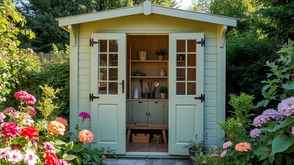 optimize shed storage and security