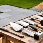 patio slab installation tools