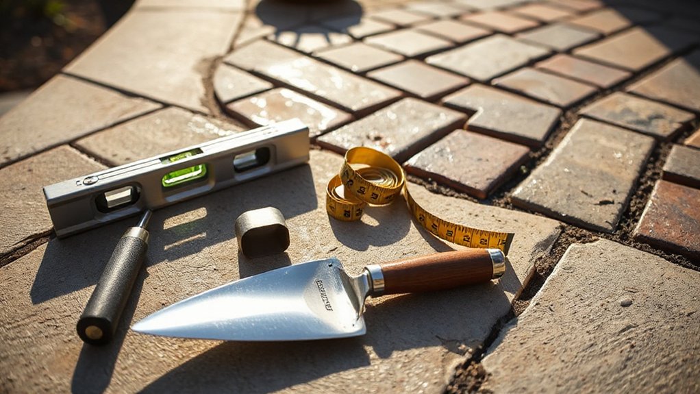 patio slab leveling tools