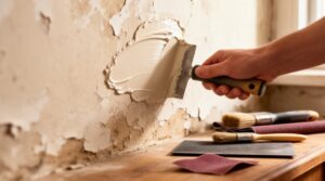 repairing damaged plaster surfaces
