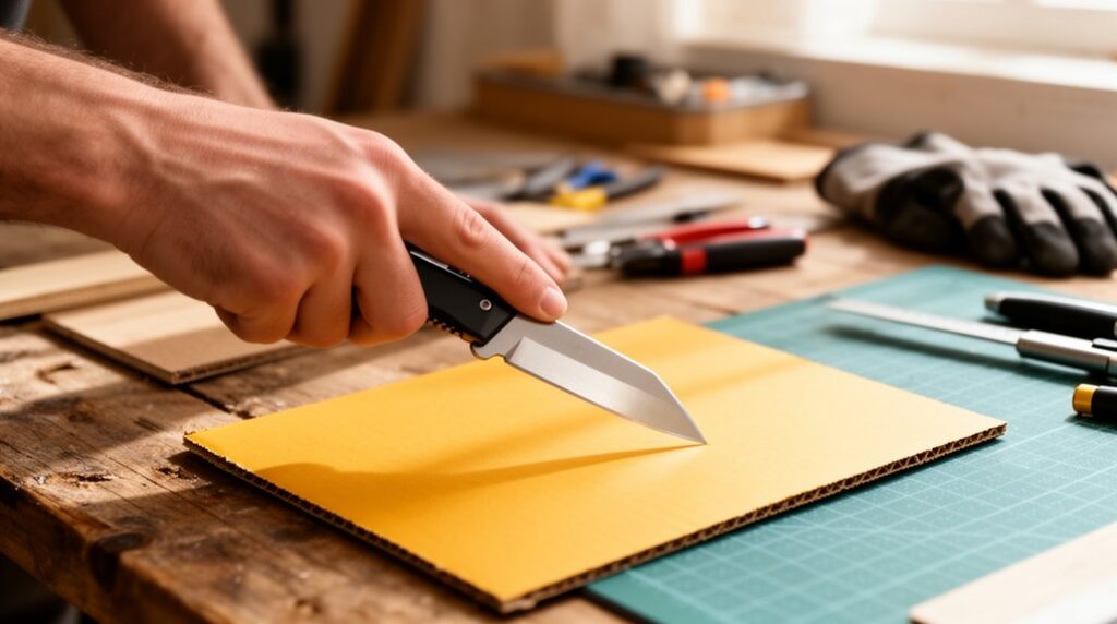 safe utility knife usage