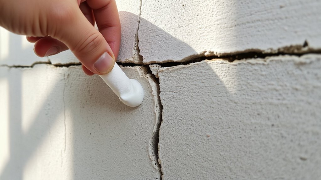seal wide wall cracks