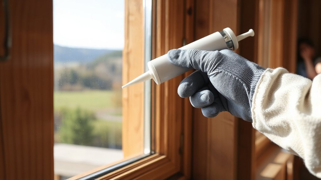 seal window frame gaps
