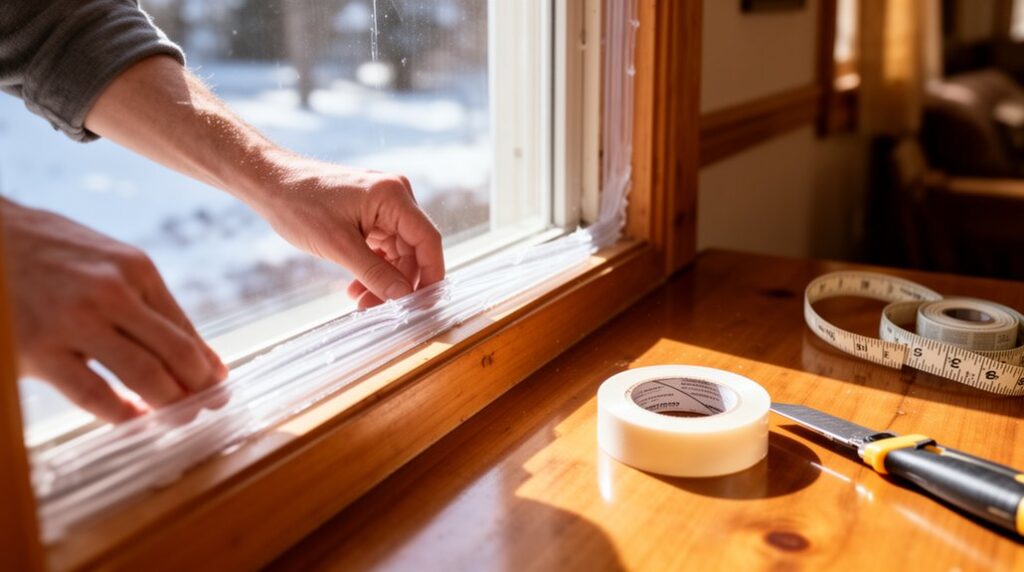 seal windows to prevent drafts