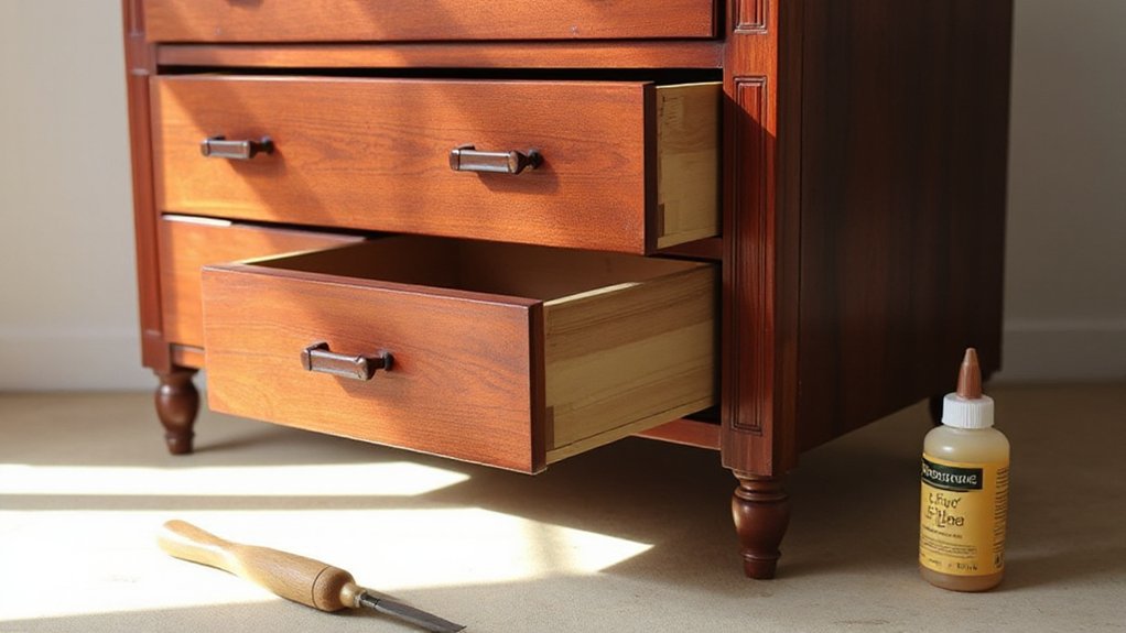 smoothly restoring drawer function