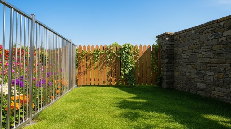 stylish secure fence options