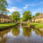 tranquil Cotswold bourton on the water