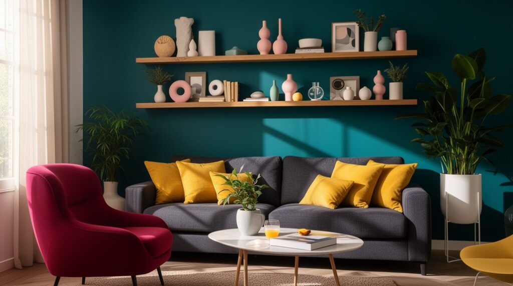 vibrant surprising home colors