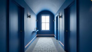brighten narrow dark hallways