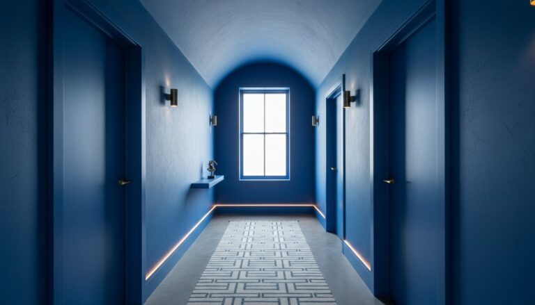 brighten narrow dark hallways