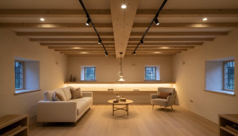 optimized lighting for low ceilings