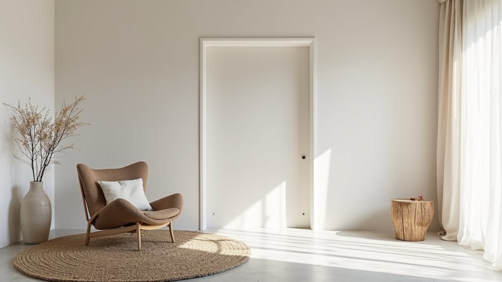subtle textured minimalist decor